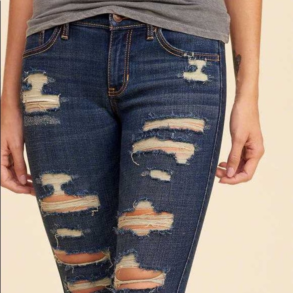 Hollister Ripped Skinny Jeans